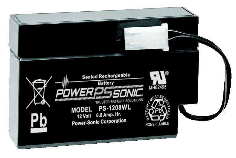 Power Sonic PS-1208 WL 12V0.8A WL AMP Plug