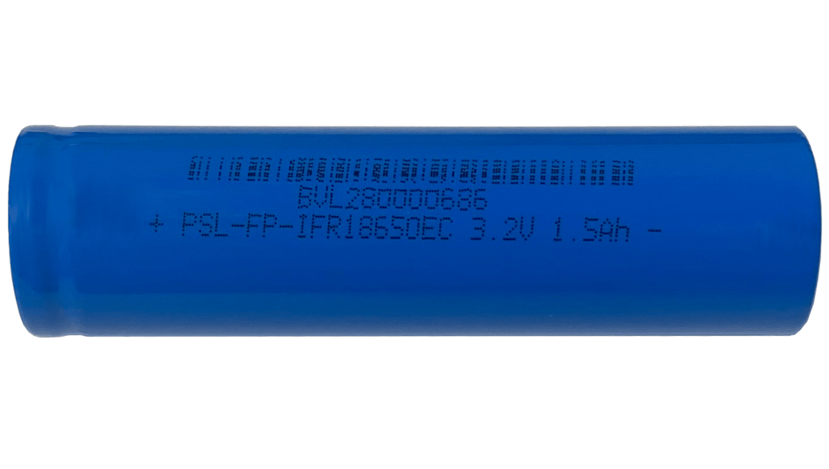 Power Sonic PSL-FP-IFR18650EC LiCylCell;PSL-FP-18650, 3.2V1.5AH, Energy Cel 3C