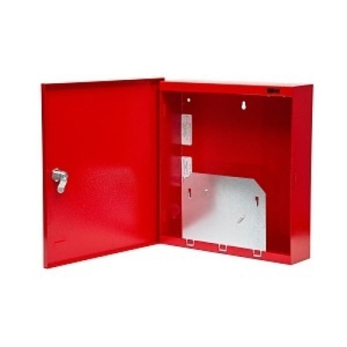Silent Knight 119640B snap-in cabinet lock for fire alarm systems, shown in the image as a secure, black lock component.