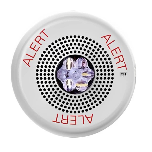 Siemens SL2SPSCW-AL Speaker Strobe Ceiling White Alert Clear Lens