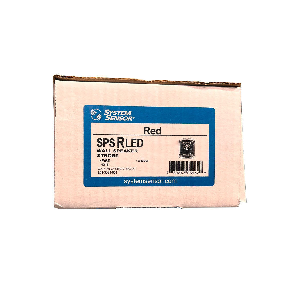 System Sensor SPSRLED L-Series Indoor Speaker Wall-Mounted LED Strobe