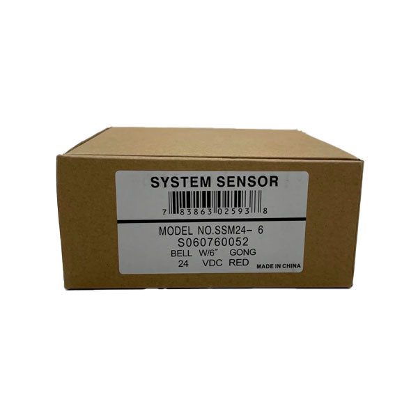 System Sensor SSM24-6 Bell 6" 24VDC - The Fire Alarm Supplier