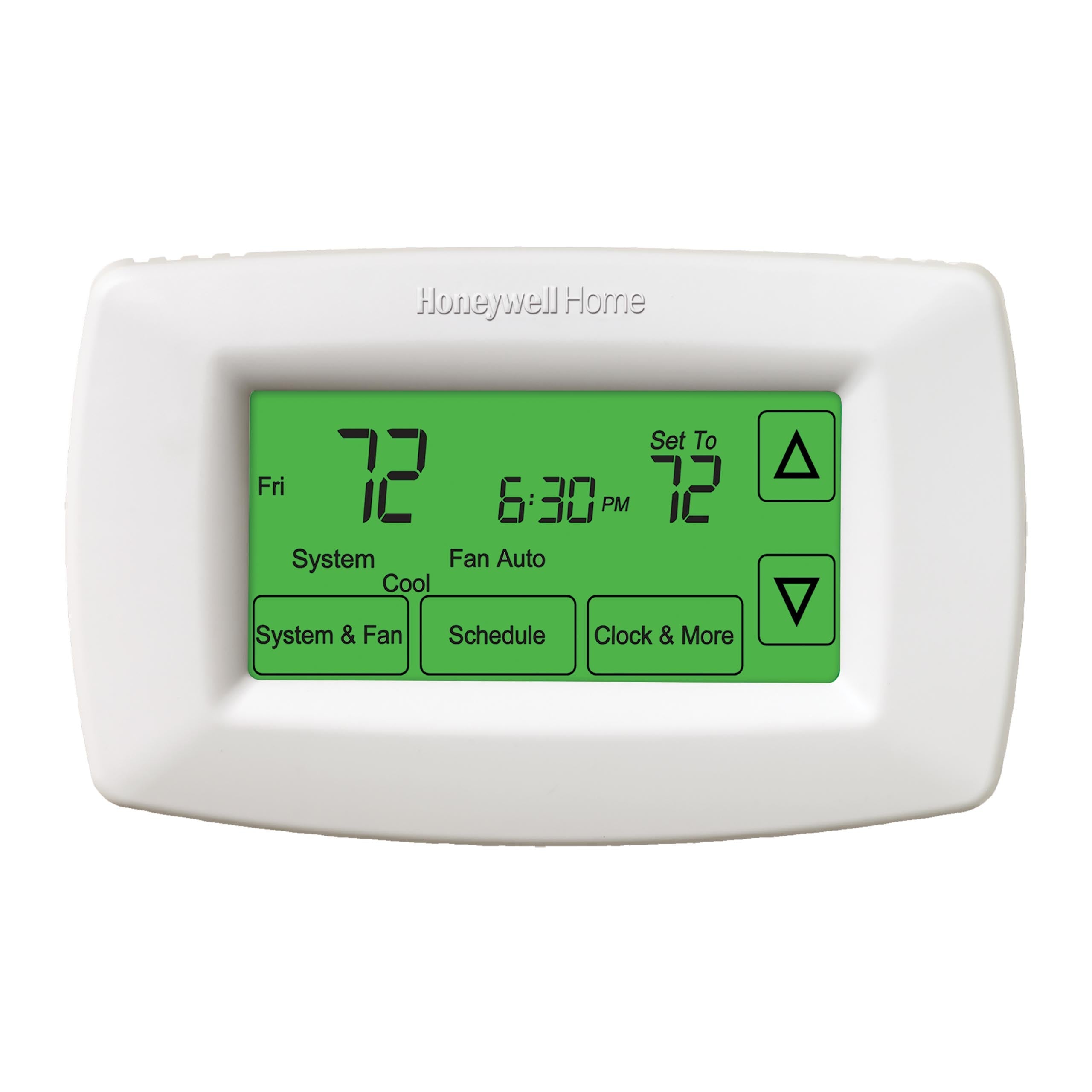 Resideo TH7220U1035/U 7-Day Touchscreen Programmable Thermostat w/ Auto/Manual Changeover, TH7220U1035