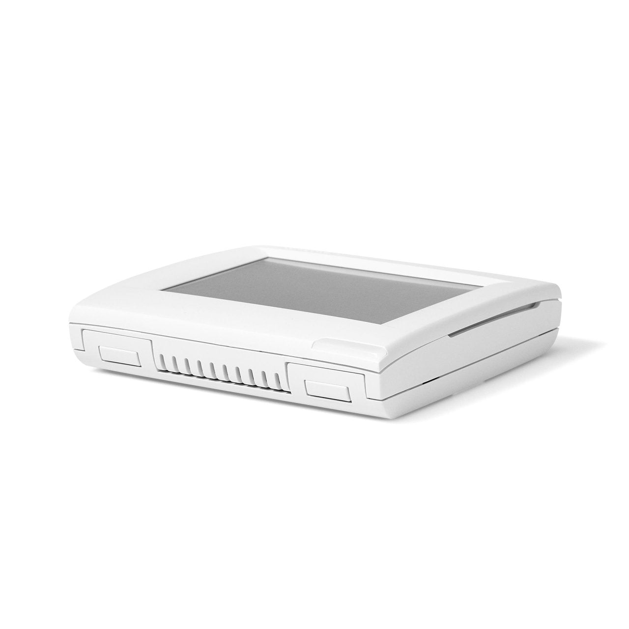 Honeywell Home VisionPRO 8000 single-stage thermostat with digital display and control buttons.