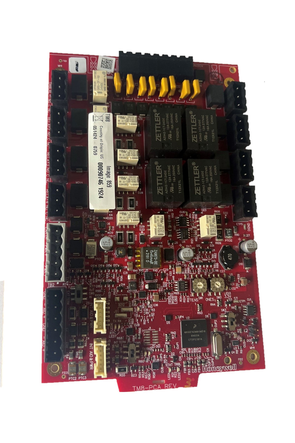 Notifier TM-8 Panel Module Provides 8 Programmable Form-C Relays (4 Low Current 2A, 4 Higher Current 10A) and Also Provides Either a Remote Station