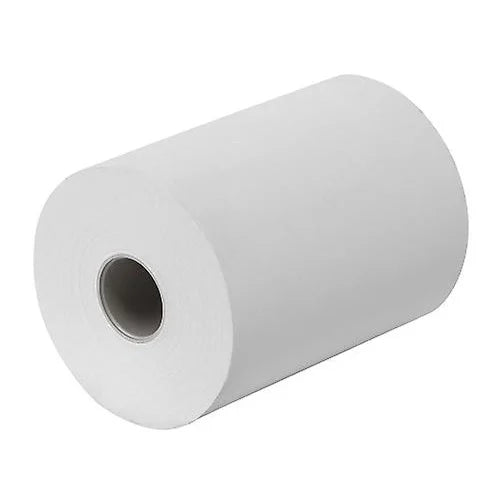 Siemens TSP-40-PP printer paper pack with 5 rolls, compatible with fire alarm systems and printers.