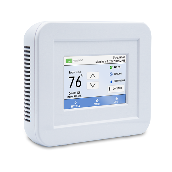 TCS Basys US4021 UbiquiSTAT Multi-Stage RTU BACnet Thermostat with Built-In Dehumidification