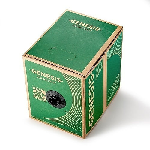 Genesis 45115504 16/2 solid unshielded fire alarm cable for plenum spaces, featuring durable wiring designed for fire safety systems.