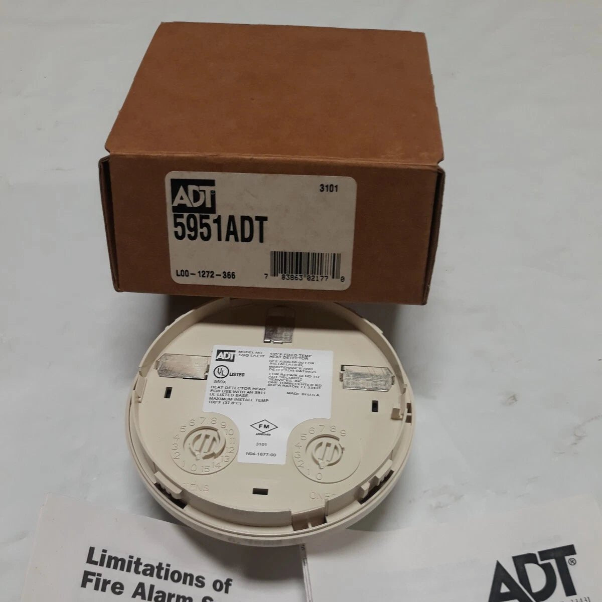 ADT 5951ADT Heat Detector Fixed Temperature 135 - The Fire Alarm Supplier