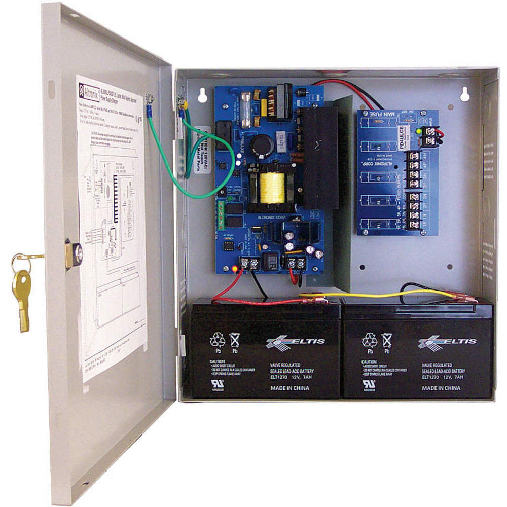 Altronix AL600ULPD4CB Power Supply Charger 12/24VDC 115VAC