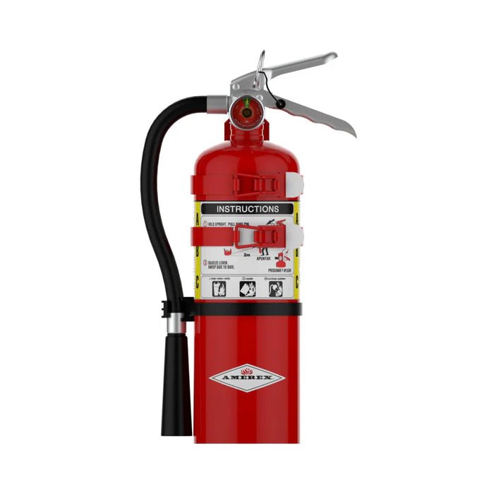 Amerex B500TS ABC Dry Chemical Fire Extinguisher 5lb, 2A10B (15307) - The Fire Alarm Supplier