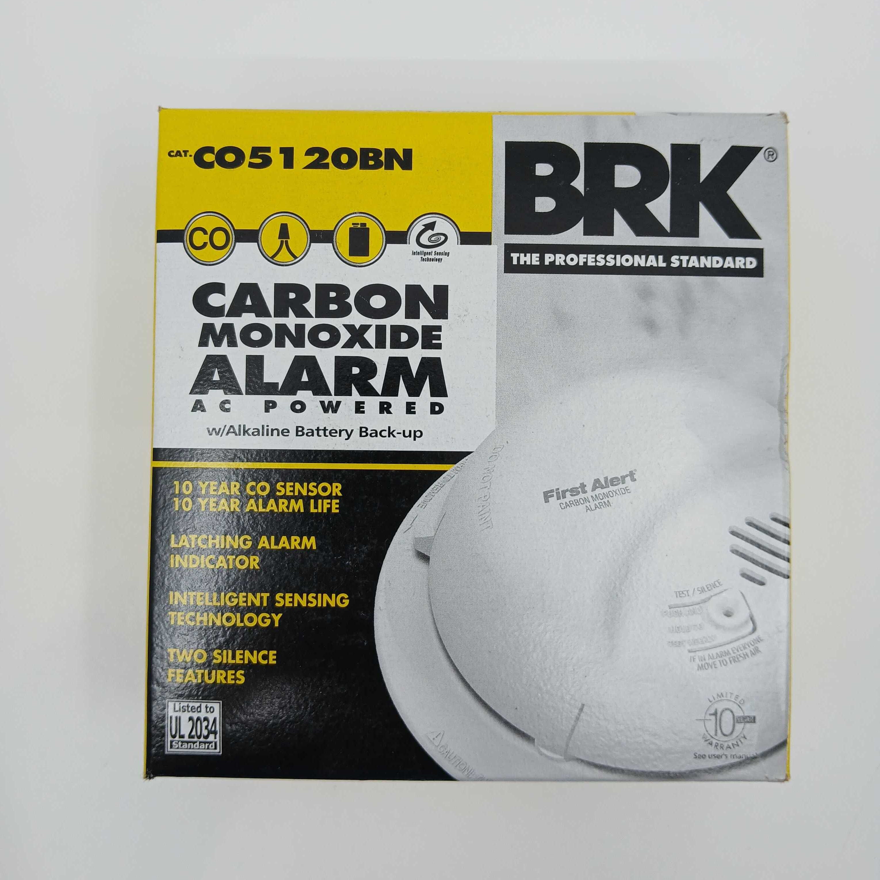 BRK CO5120BN 120VAC/DC Hardwired Carbon Monoxide Alarm - The Fire Alarm Supplier