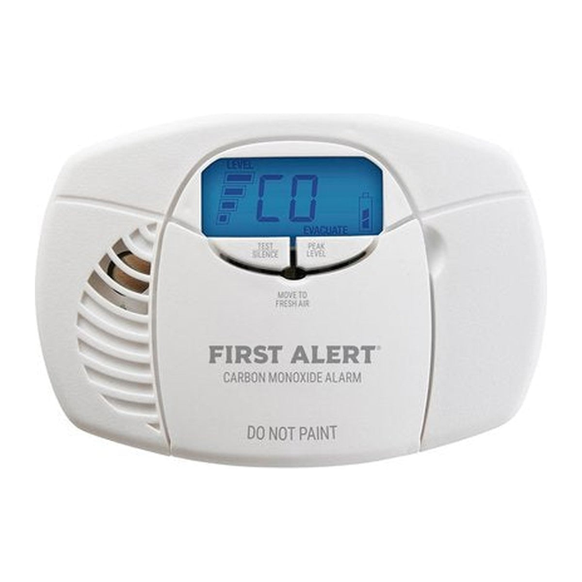 BRK CO7B01D Battery-Operated Carbon Monoxide Alarm with Backlit Digital Display