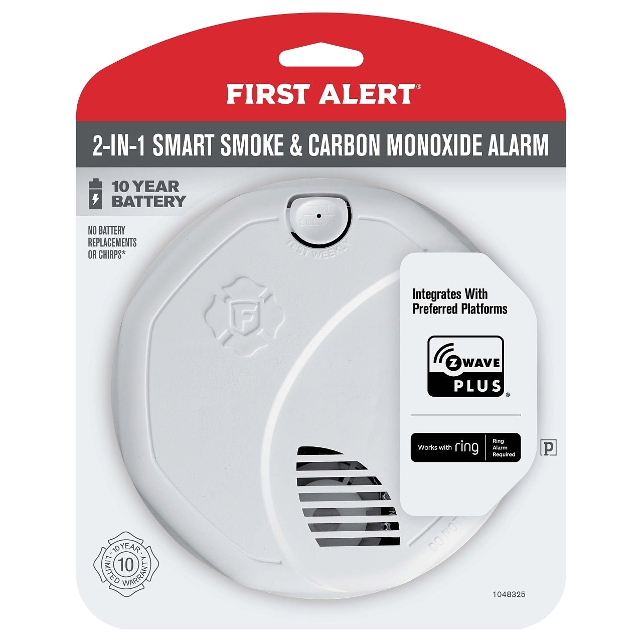 BRK SMCO410 Z - WAVE Plus Smart Smoke & CO Alarm works with Ring (1048325) - The Fire Alarm Supplier