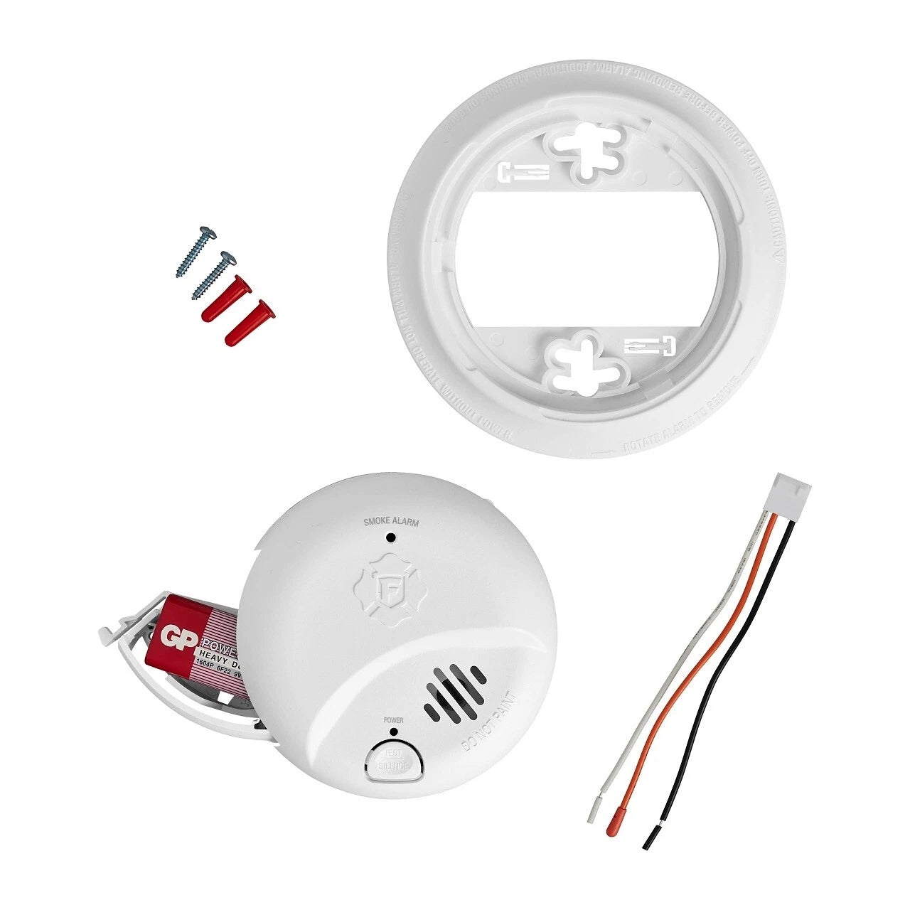 BRK SMI100 - AC Interconnect Hardwire Smoke Alarm with Battery Backup (1046836)