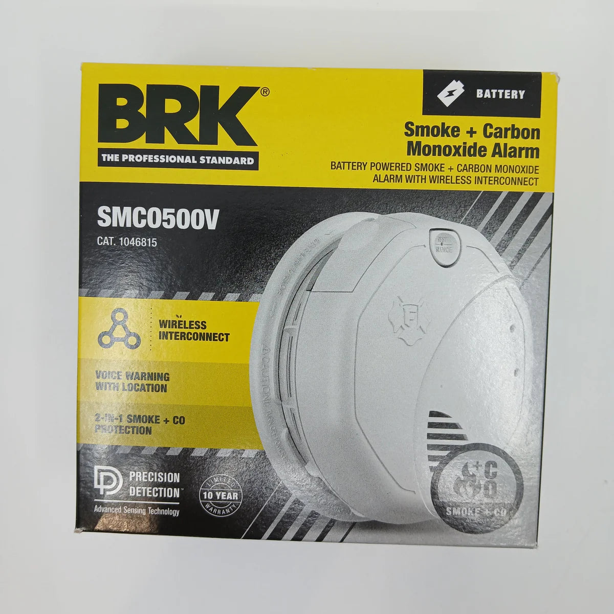 BRK SMCO500V Interconnect Battery-Operated Smoke and CO Alarm (1046815) - The Fire Alarm Supplier
