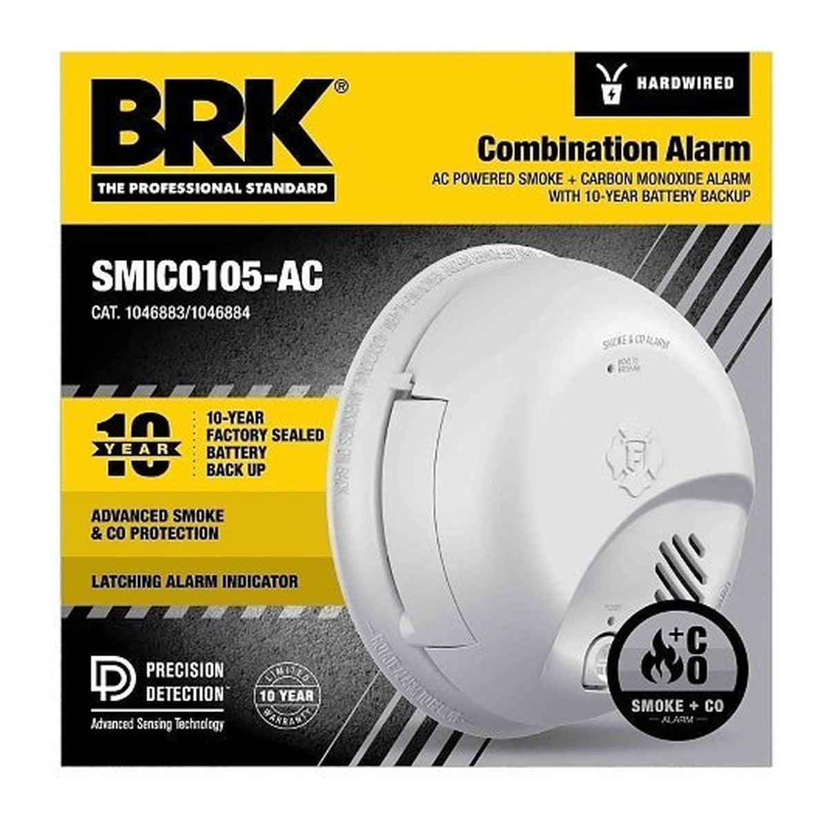 BRK SMICO105-AC Interconnectable Ion Smoke & CO Alarm (1046884)