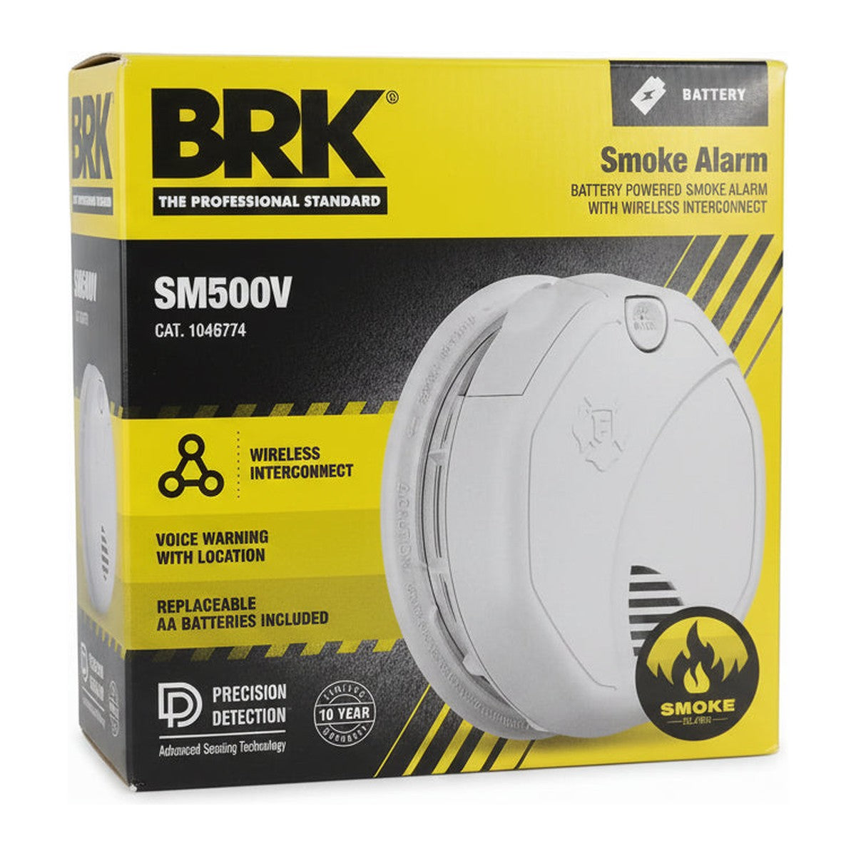 BRK SM500V Interconnect Battery-Operated Smoke Alarm (1046774)