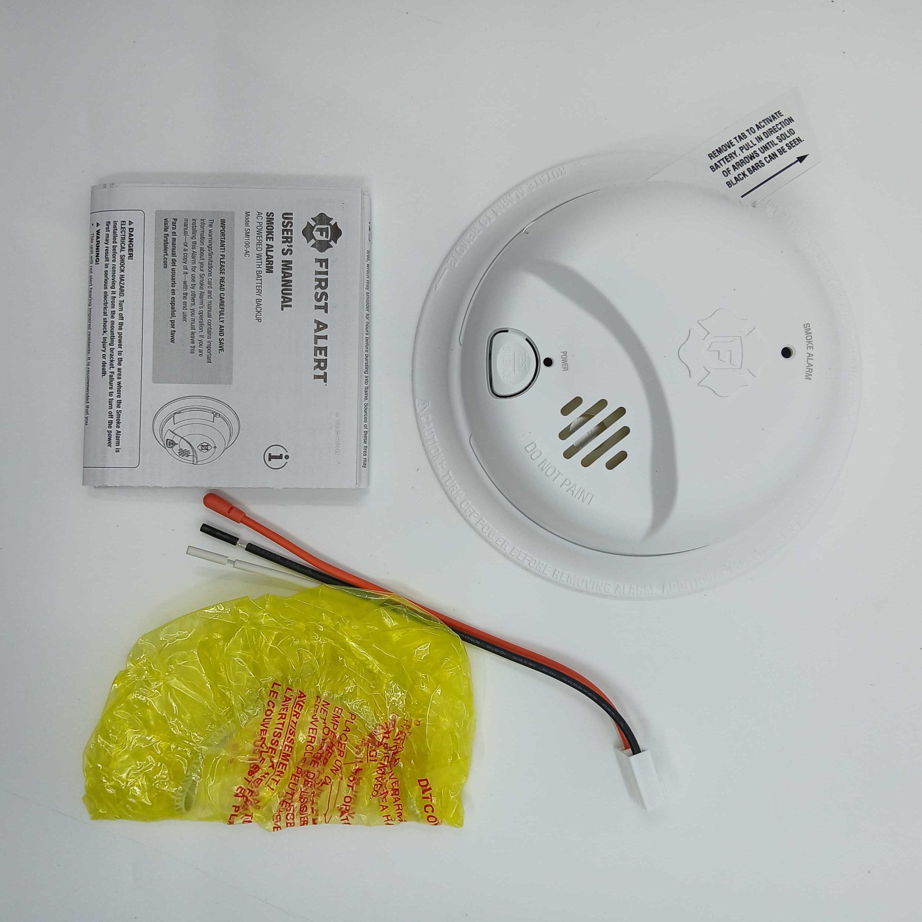 BRK SMI100-AC Interconnect Hardwire Smoke Alarm with Battery Backup (1046836) - The Fire Alarm Supplier