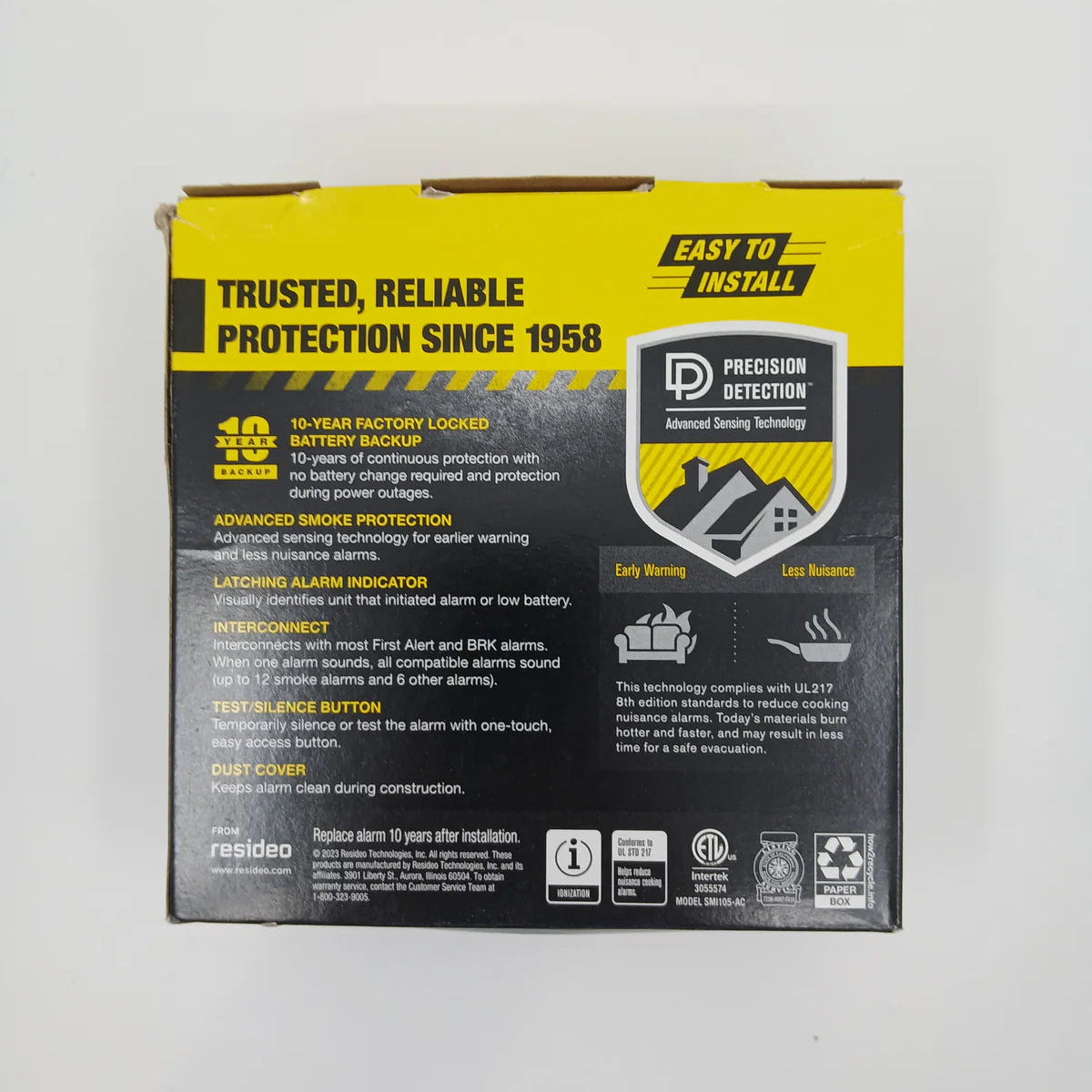 BRK SMI105-AC Interconnectable Ion Smoke Alarm (1046850) - The Fire Alarm Supplier