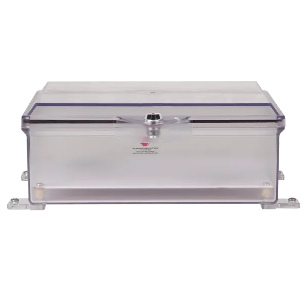 STI-7521 Type 4X Protective Cabinet with Backplate and Thumb Lock Clear