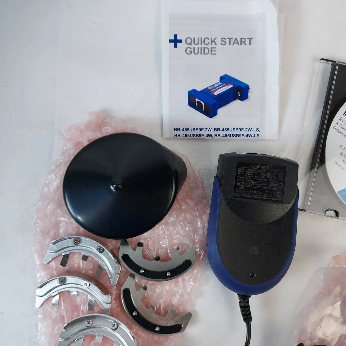 Det-Tronics 010831-001 OI Replacement Kit for X3301 fire alarm system, stainless steel components, used in fire safety applications.