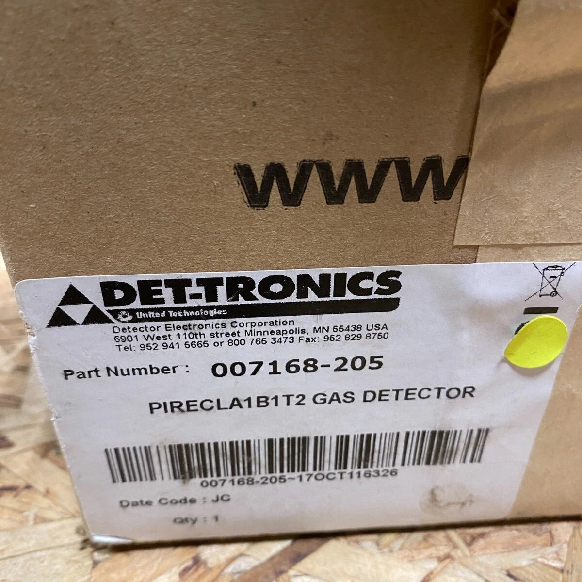 Det - Tronics PIRECLA1B1T2 (007168 - 205) Gas Detector - The Fire Alarm Supplier