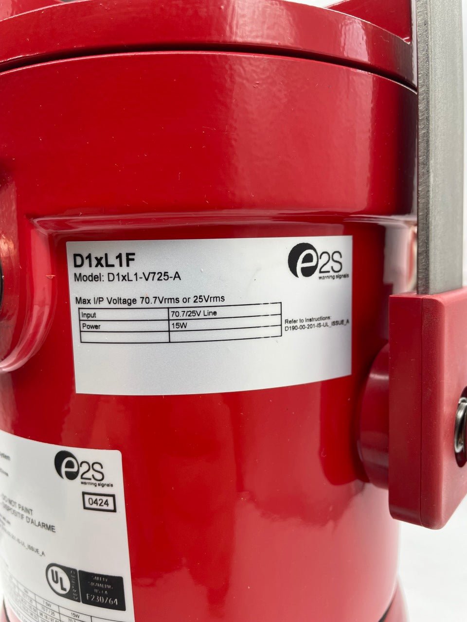 E2S by The Signal Source D1XL1FV725CN1A1R - The Fire Alarm Supplier