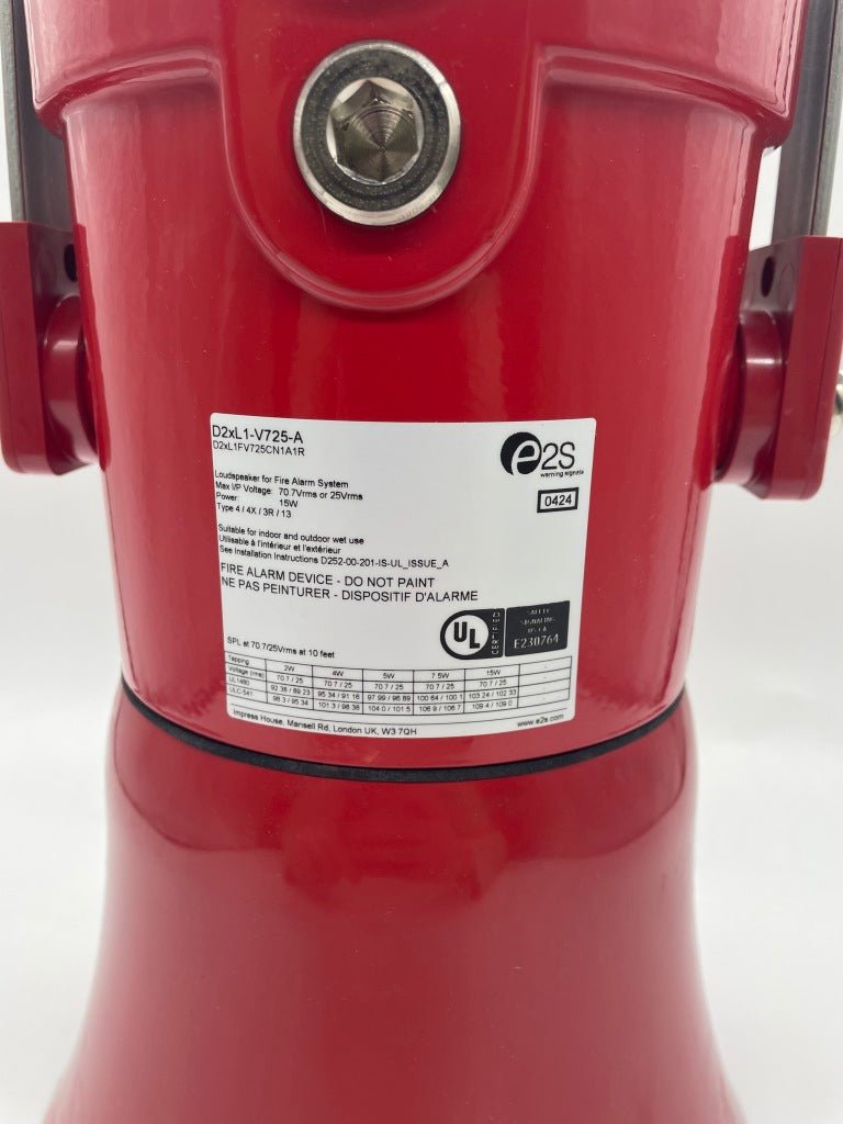 E2S by The Signal Source D2XL1FV725CN1A1R - The Fire Alarm Supplier