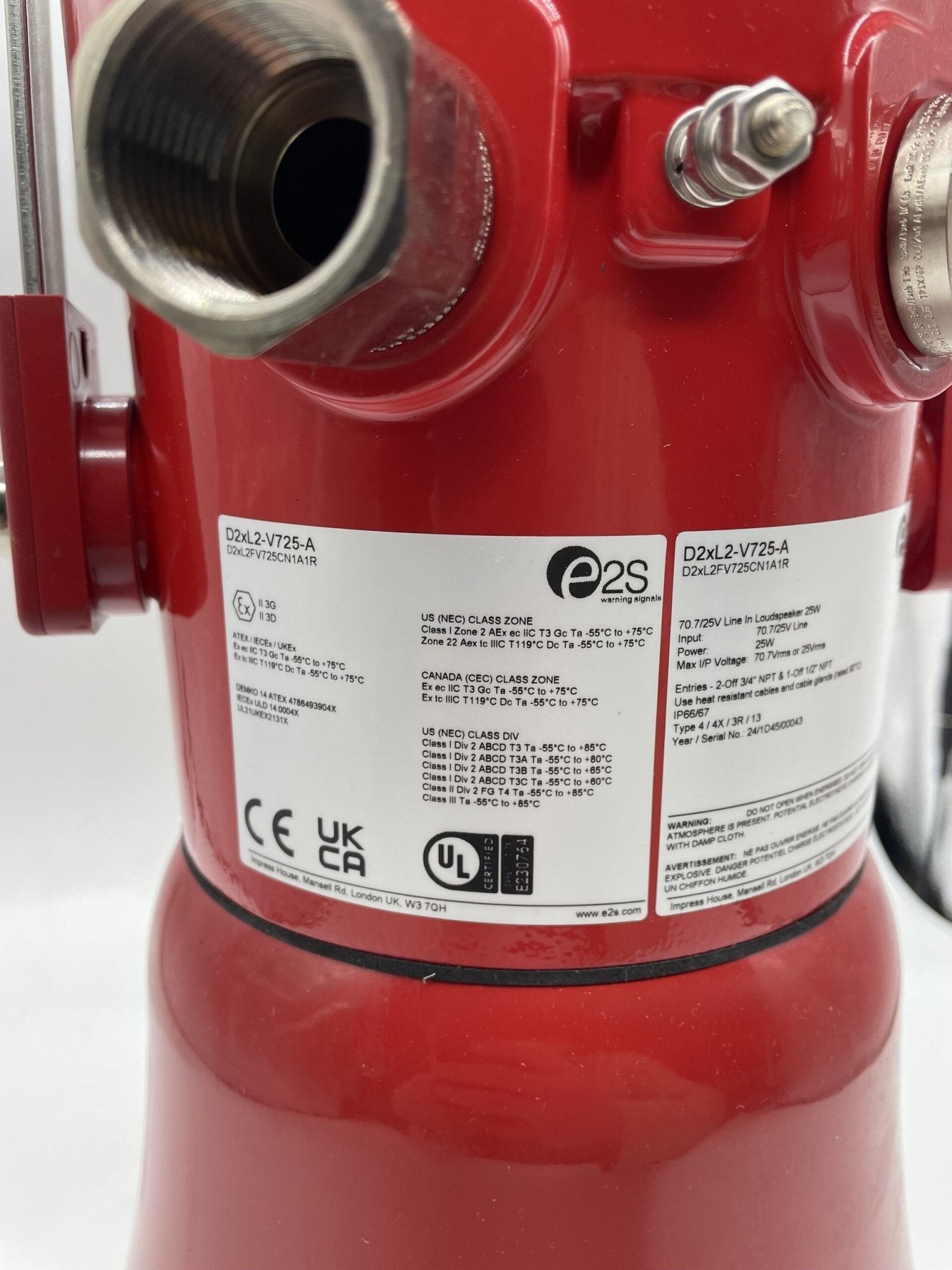 E2S by The Signal Source D2XL2FV725CN1A1R - The Fire Alarm Supplier