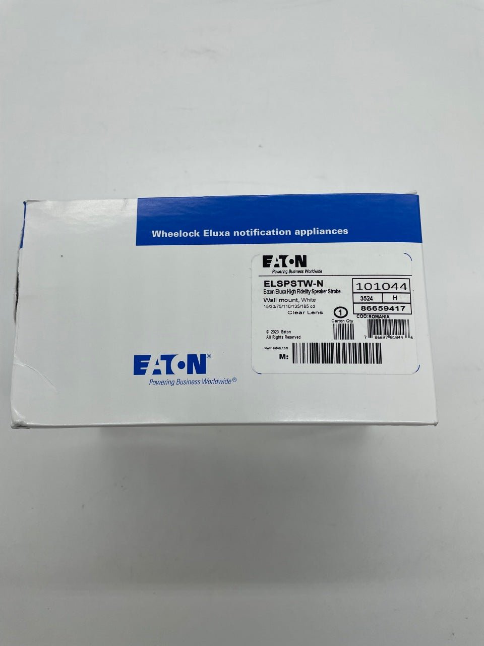 Eaton Wheelock ELSPSTW - N Eluxa High Speaker Strobe - The Fire Alarm Supplier