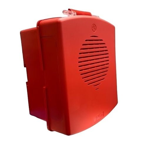 Eaton EL4XSPK - NR Eluxa Outdoor Series Speaker, 4X, IP66, Red - The Fire Alarm Supplier