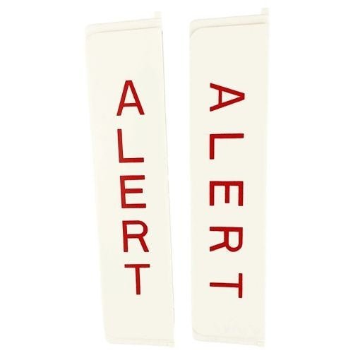 Eaton Wheelock ELLP - ALW(10PK) Eluxa Outdoor Letter Plate Kit, 'Alert' - The Fire Alarm Supplier