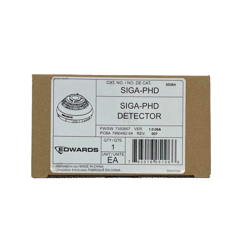 SIGA - PHD (Replaces SIGA - PHS) - The Fire Alarm Supplier