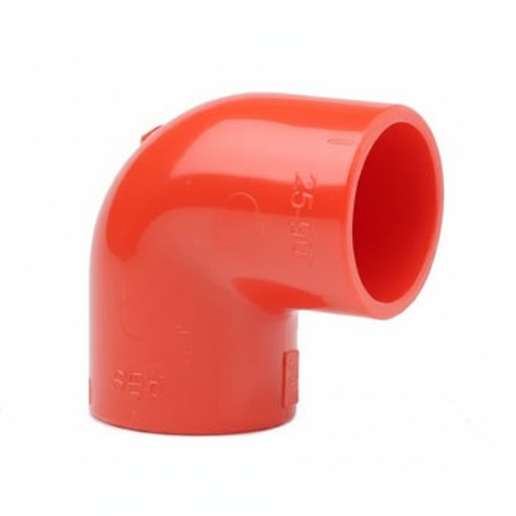 Vesda PIP-017 25mm ABS 90 Degree Elbow Pack with 10 RED