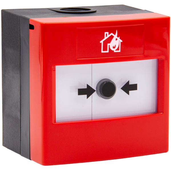 STI WRP2-R-01 Waterproof ReSet Point, Red, Series 01 with Built in 470 680 Ohm Resistors Conventional Fire Model