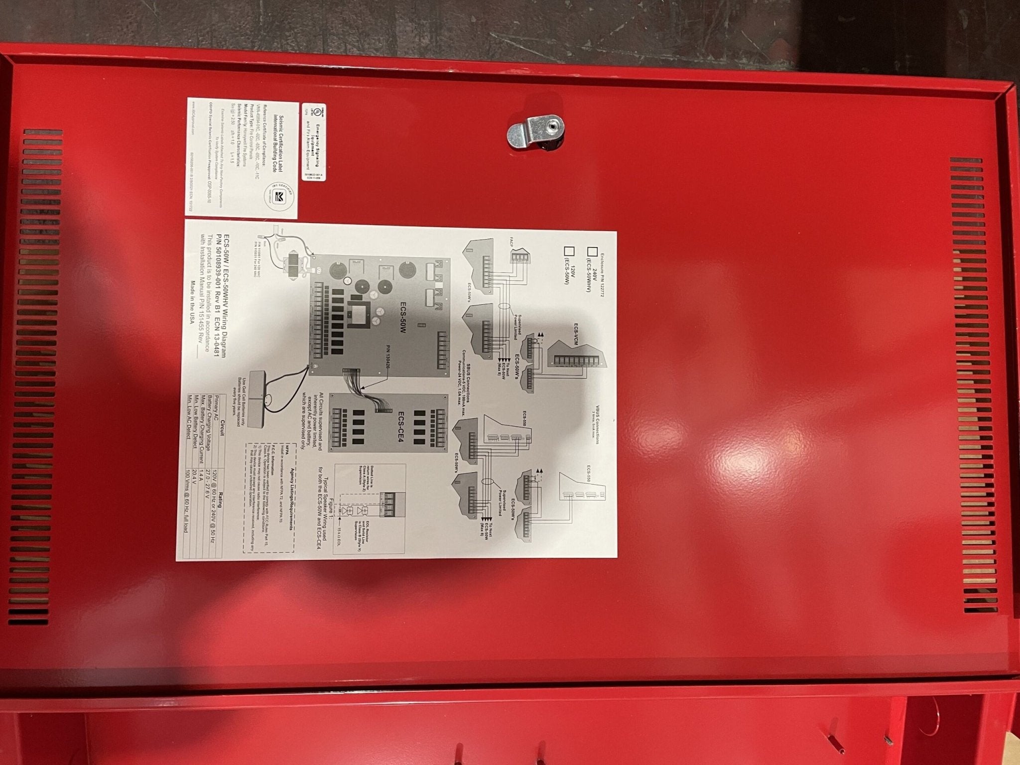 Farenhyt ECS - 50WCB Cabinet Only - The Fire Alarm Supplier