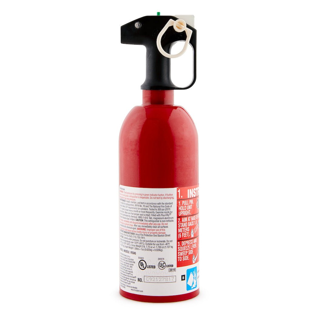 First Alert Auto Fire Extinguisher UL rated 5 - B:C (Red) - AUTO5 - The Fire Alarm Supplier