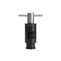Gamma Electronics PLNST-7020 fire alarm with interchangeable bushings, showing the device's front view and connection points.