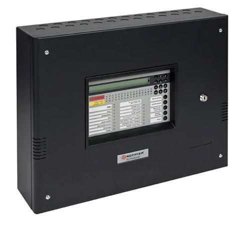Notifier 002-463 ID61 Single Loop Intelligent Fire Alarm Panel. Supports VIEW. Complete with 16 Zonal LEDs, 4 Programmable Outputs, Separate 3A Power