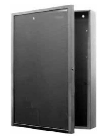Notifier SBB-D4 CAB-4 Four-Tier Cabinet Backbox Assembly, Black, Door Ordered Separately - image 1