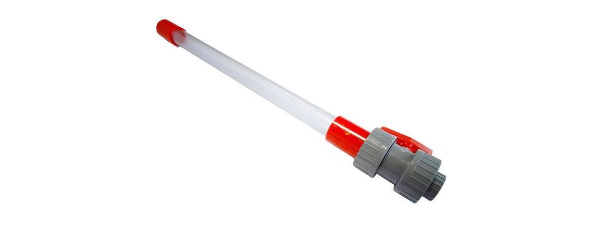 Vesda by Xtralis PIP-025 25 mm x 12 in. Condensation Trap with Ball Valve, Red - image 2