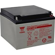 YUASA NP24-12 Battery 24AH 12V Flame Retardant