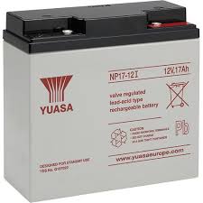 Yuasa NP17-12 Valve Regulated Lead Acid Battery 12V 17Ah
