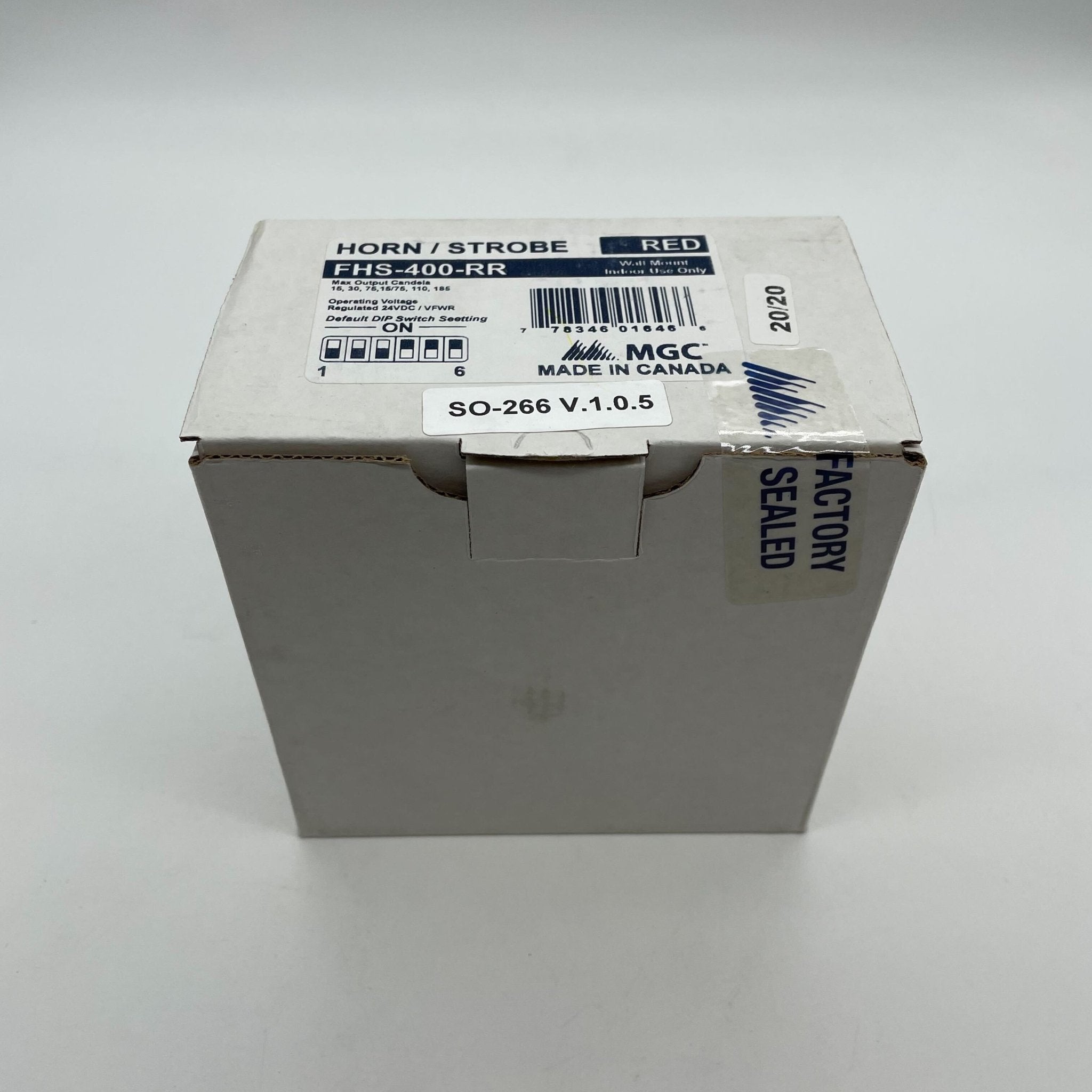 Mircom FHS - 400 - RR Wall Mount Horn Strobe - The Fire Alarm Supplier