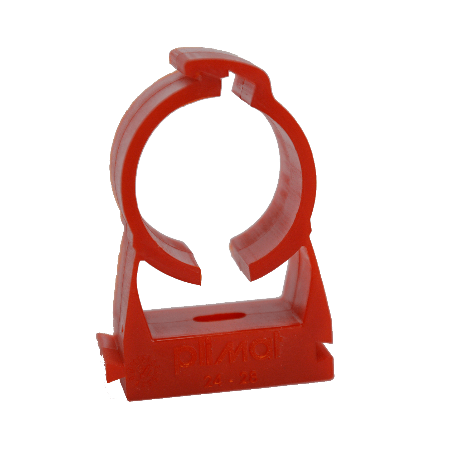 Modulaser 9 - 10954 - 25 3/4" Red ABS Pipe Clip - Pack with 25 Units - The Fire Alarm Supplier