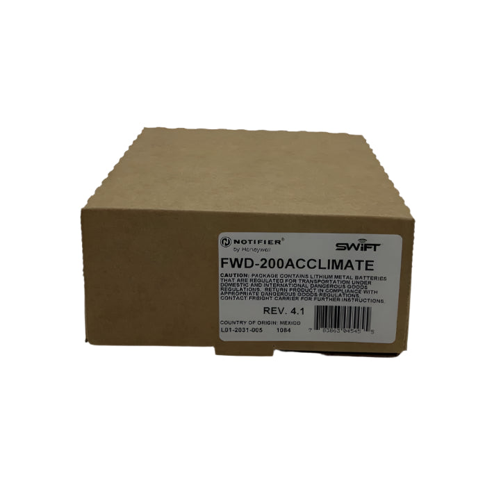 Notifier FWD - 200ACCLIMATE Wireless Smoke and Heat Detector - The Fire Alarm Supplier