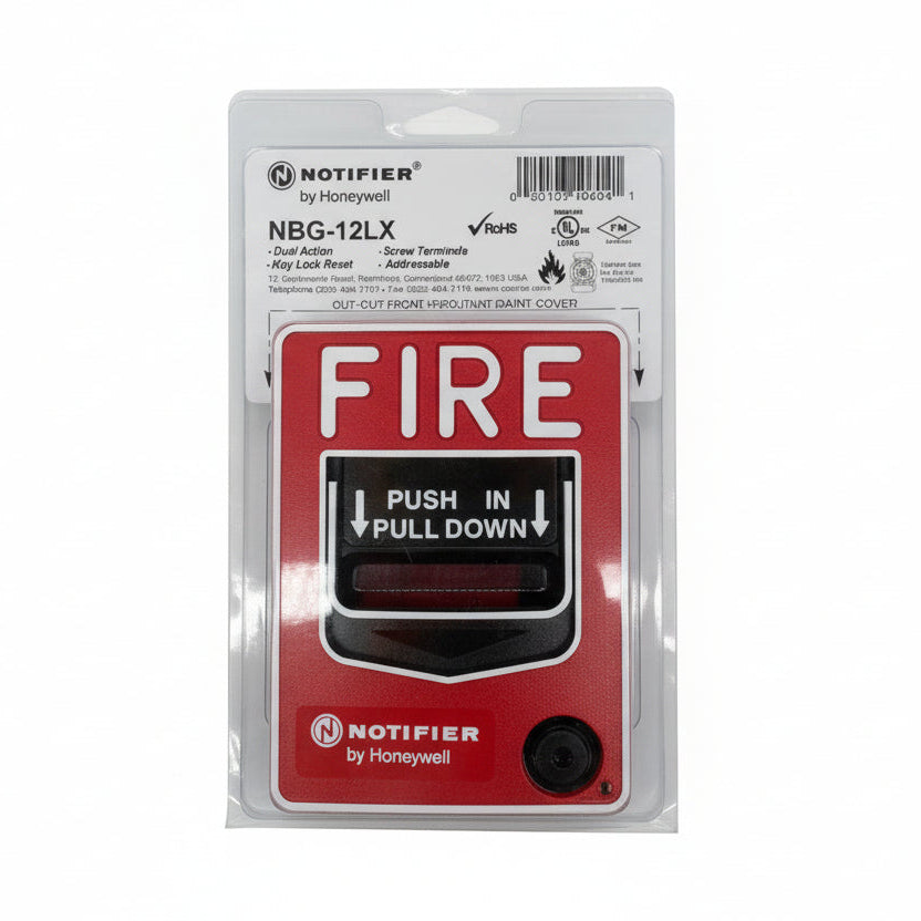 Notifier NBG-12LX Dual-Action Addressable Pull Station - The Fire Alarm Supplier