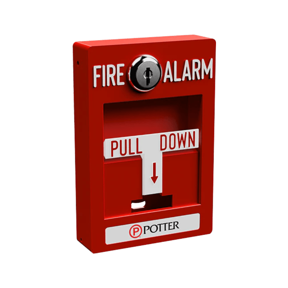 Potter PAD100 - PSSA Addressable Pull Station Single Action - The Fire Alarm Supplier