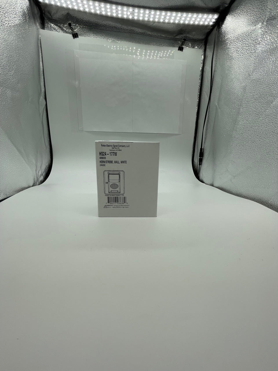 Potter HS24 - 177W 24V DC Fixed Candela, Low Profile Evacuation Horn Strobe - The Fire Alarm Supplier